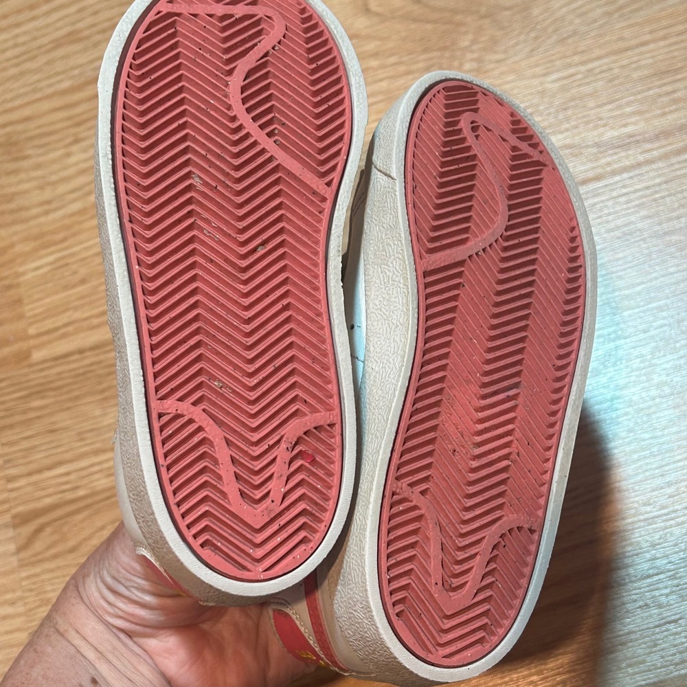 Nike Blazer Mid 77 Toddler Shoes White Pink Size 10C - Picture 5 of 6
